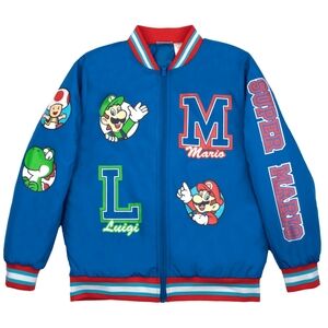 Super Mario Kids Blue Jacket